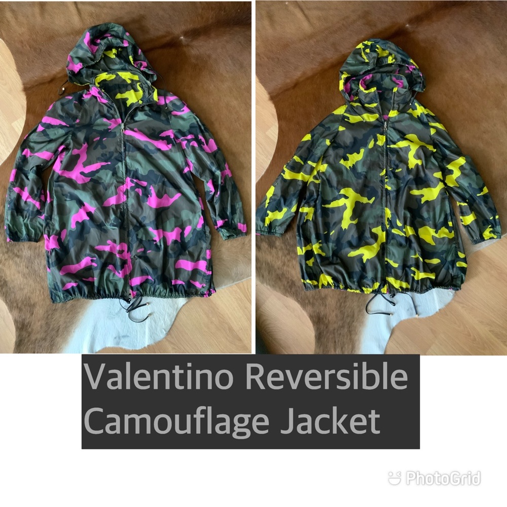 Valentino Reversible Camouflage Jacket